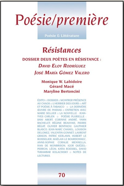 Poésie:première-Couv-N°70-Avril 2018
