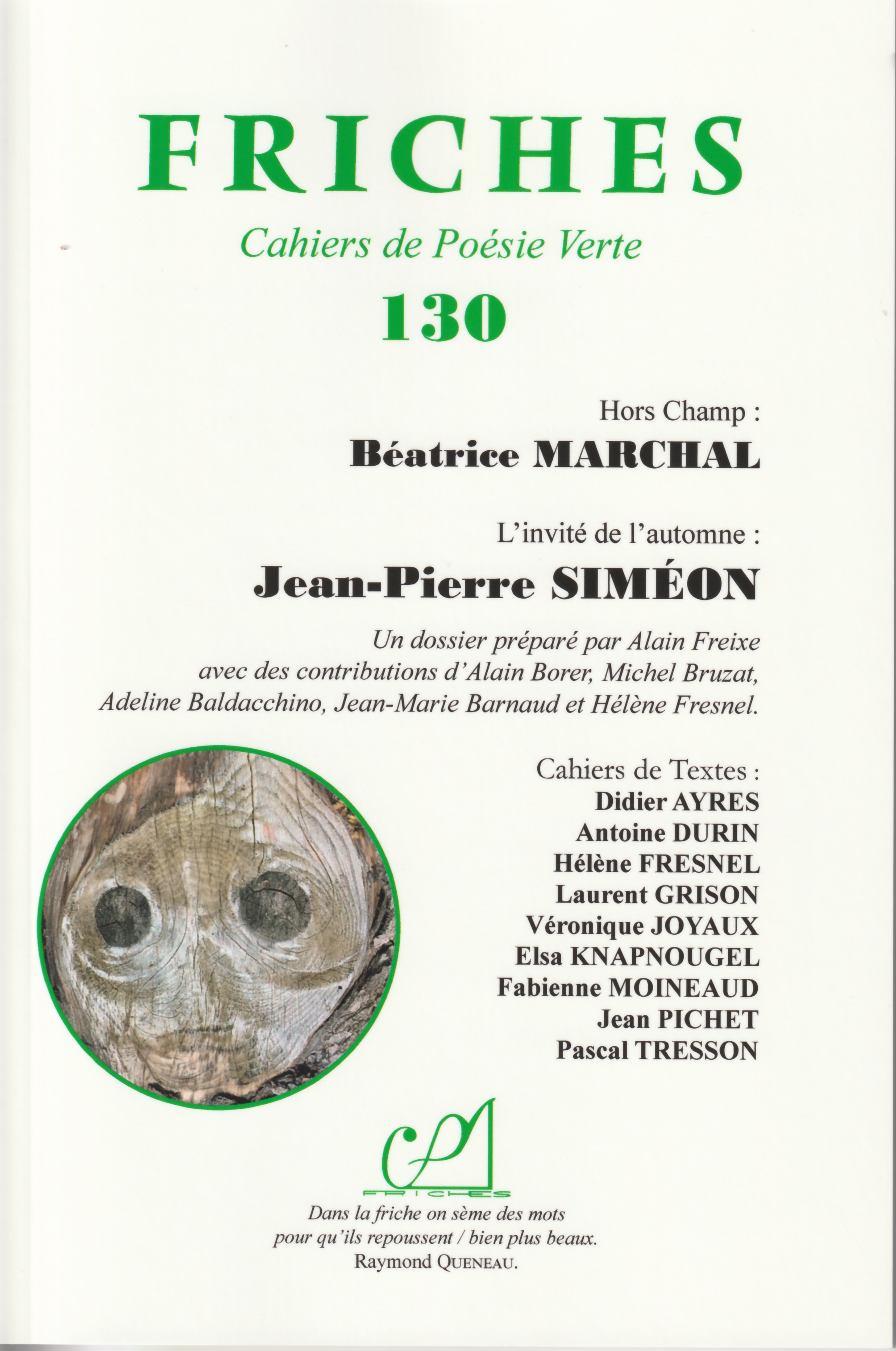 Revue Friches-Couverture n° 130